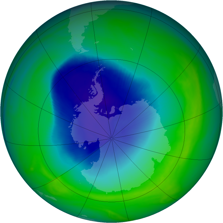 Ozone Map 2005-11-01